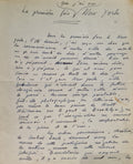 DUMUR (Guy). | Manuscrit autographe "La première fois que j'ai vu New York".