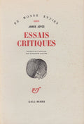 JOYCE (James). | Essais critiques. Traduit de l'anglais par Elisabeth Janvier.