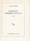 DUVERT (Tony). | Portrait d'homme couteau.