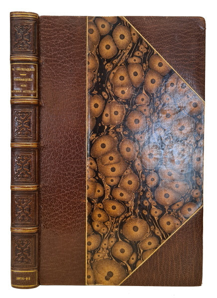 DEZEIMERIS (Reinhold). | Leçons nouvelles et remarques sur le texte de divers auteurs. I : Mathurin Regnier, André Chénier et Ausone. II : Ausone, Mathurin Regnier et André Chénier. III : Virgile - Ausone.