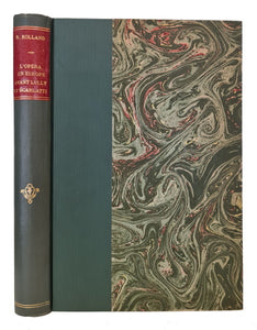 ROLLAND (Romain). | Histoire de l'opéra en Europe avant Lully et Scarlatti.