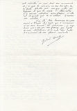 GRACQ (Julien). | Réunion d'une lettre et deux cartes autographes signées adressées à la comédienne Laurence Bourdil-Amrouche (2 pages in-8, Saint-Florent-le-Vieil, 4 décembre 1989, enveloppe conservée).