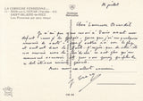 GRACQ (Julien). | Réunion d'une lettre et deux cartes autographes signées adressées à la comédienne Laurence Bourdil-Amrouche (2 pages in-8, Saint-Florent-le-Vieil, 4 décembre 1989, enveloppe conservée).