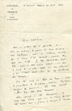 MERLEAU-PONTY (Maurice). | Réunion de 8 lettres autographes signées adressées à Madeleine Chapsal et 2 lettres à Jean-Jacques Servan-Schreiber