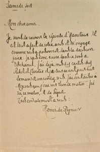 PAUWELS (Louis). | Réunion de 6 lettres adressées à Jacques Peuchmaurd de la revue "Arts".