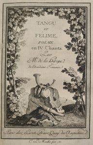 LA HARPE (Jean-François de). | Tangu et Félime, poëme en IV chants.