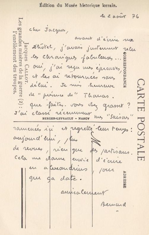 NOEL (Bernard). | Correspondance autographe signée adressée à Jacques Brenner