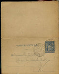 HUYSMANS (Joris Karl). | Billet autographe signé à sa demi-soeur Juliette Og sur une carte-lettre oblitérée, s.d. (1892).