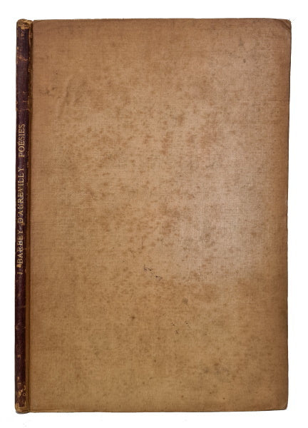 BARBEY D'AUREVILLY (Jules). | Poésies commentées par lui-même.