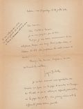 BATAILLE (Georges). | Réunion de 4 lettres autographes signées adressées à Jacques Peuchmaurd.
