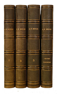 DUCIS (Jean-François). | Oeuvres. - Oeuvres posthumes de J. F. Ducis, précédées d'une notice sur sa vie et ses écrits par M. Campenon.