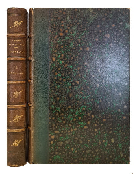 POREL (Paul) & MONVAL (Georges). | L'Odéon. Histoire administrative, anecdotique et littéraire du second théâtre français (1782-1853).