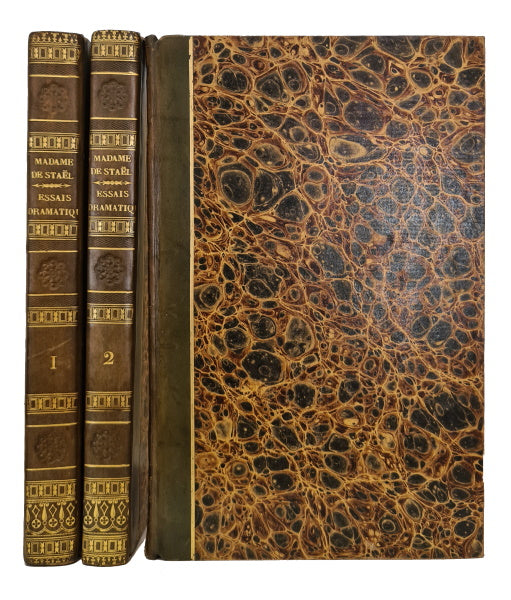 STAEL (Madame de). | Oeuvres inédites de Mme la Baronne de Staël, publiées par son fils. Tome I : Dix années d'exil. Tome II : Essais dramatiques. Tome III : Mélanges.