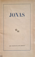LINDON (Jérôme) | Jonas. Le Livre de Jonas traduit par Jérôme Lindon.