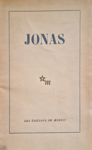 LINDON (Jérôme) | Jonas. Le Livre de Jonas traduit par Jérôme Lindon.