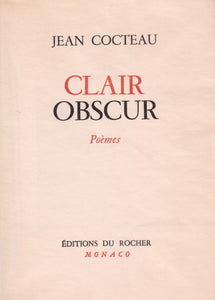 COCTEAU (Jean). | Clair-obscur. Poèmes.