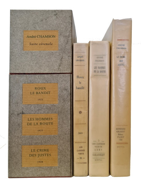 CHAMSON (André). | Suite cévenole : Roux le bandit, Les Hommes de la route, Le Crime des justes.