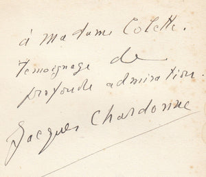 CHARDONNE (Jacques). | Eva ou le Journal interrompu.