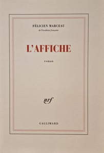 MARCEAU (Félicien). | L'Affiche.