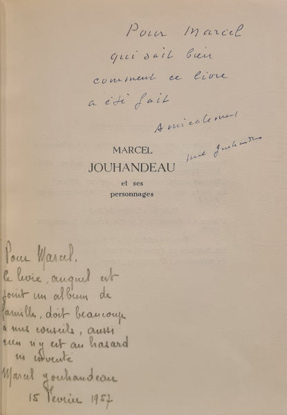 JOUHANDEAU GIDE , RODE (Henri). | Marcel Jouhandeau et ses personnages.