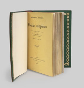 SIGNORET (Emmanuel). | Poésies complètes (Vers dorés, Daphné, La souffrance des eaux, Douze poèmes, Tombeau dressé à Stéphane Mallarmé, Le premier livre des élégies). Préface par André Gide.
