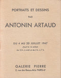 ARTAUD (Antonin) | Portraits et dessins par Antonin Artaud.