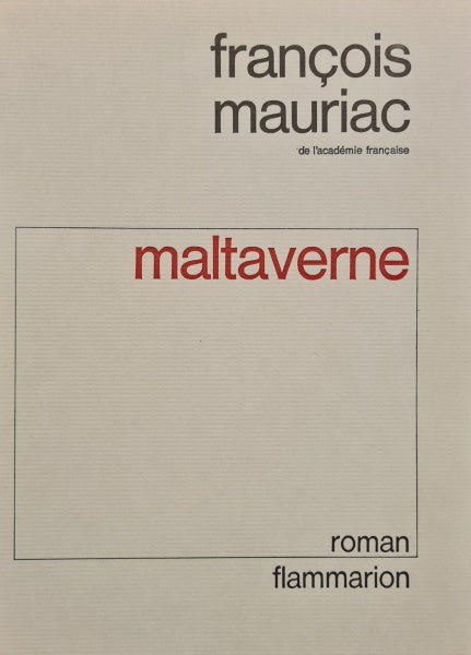 MAURIAC (François). | Maltaverne.