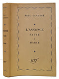 CLAUDEL (Paul). | L'Annonce faite à Marie. Édition augmentée d'une variante pour la scène de l'acte IV.