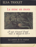 TRIOLET (Elsa). | La Mise en mots.