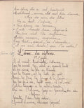 CHANSONS | Chansonnier manuscrit.