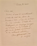 MEZIERES (A.). | Deux lettres autographes signées adressées à Jules Claretie.