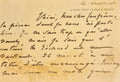 COSTA DE BEAUREGARD. | Une carte autographe signée adressée à Jules Claretie.