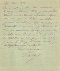 CUREL (François de). | Un télégramme et un billet autographe signés adressés à Jules Claretie.