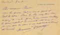 DONNAY (Maurice). | Deux cartes autographes signées adressées à Jules Claretie.