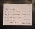 DOUMIC (René). | Une carte autographe signée adressée à Jules Claretie.