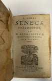 SENEQUE, SENEQUE LE RHETEUR. | L. Annaei Senecae Philosophi et M. Annaei Senecae Rhetoris Opera quae extant omnia.