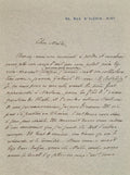LE GOFFIC (Charles). | Lettre autographe signée adressée à Jules Claretie.