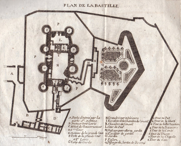 BROSSAYS DU PERRAY (Joseph-Marie). | Histoire critique de la Bastille, ou introduction à l'ouvrage qui a pour titre 