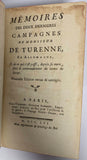 DESCHAMPS (Nicolas) | Mémoires des deux dernières campagnes de Monsieur de Turenne, en Allemagne. Et de ce qui s'est passé, depuis sa mort, sous le commandement du comte de Lorge.