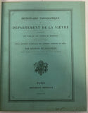 SOULTRAIT (Georges) | Dictionnaire topographique du département de la Nièvre, comprenant les noms de lieu anciens et modernes.