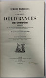 GILLOT DE KERHARDENE. | Mémoire historique sur les deux délivrances de Condom 1369-1374.