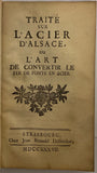BAZIN (Gilles-Augustin). | Traité sur l'acier d'Alsace, ou L'art de convertir le fer de fonte en acier.