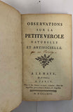 VERNAGE (Michel Louis). | Observations sur la petite vérole naturelle et artificielle. [Et trois autres textes].