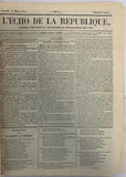 COLLECTIF. | L'Echo de la République : journal politique et littéraire du département de l'Ain. Du n° 2, première année (11 mars 1848) au n° 38, deuxième année (29 mai 1849).