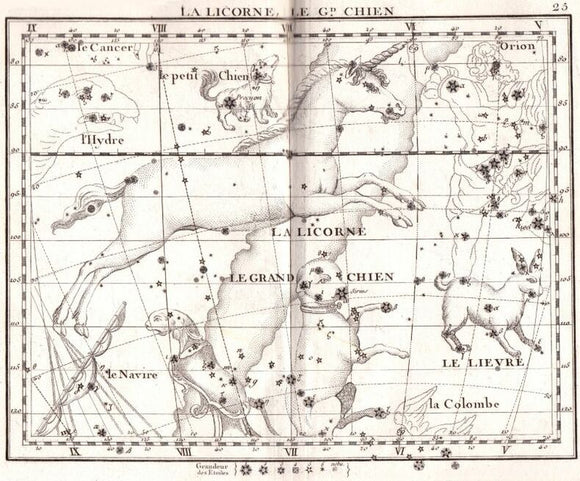 FLAMSTEED (John), FORTIN (J.). | Atlas céleste de Flamsteed, publié en 1776, par J. Fortin...